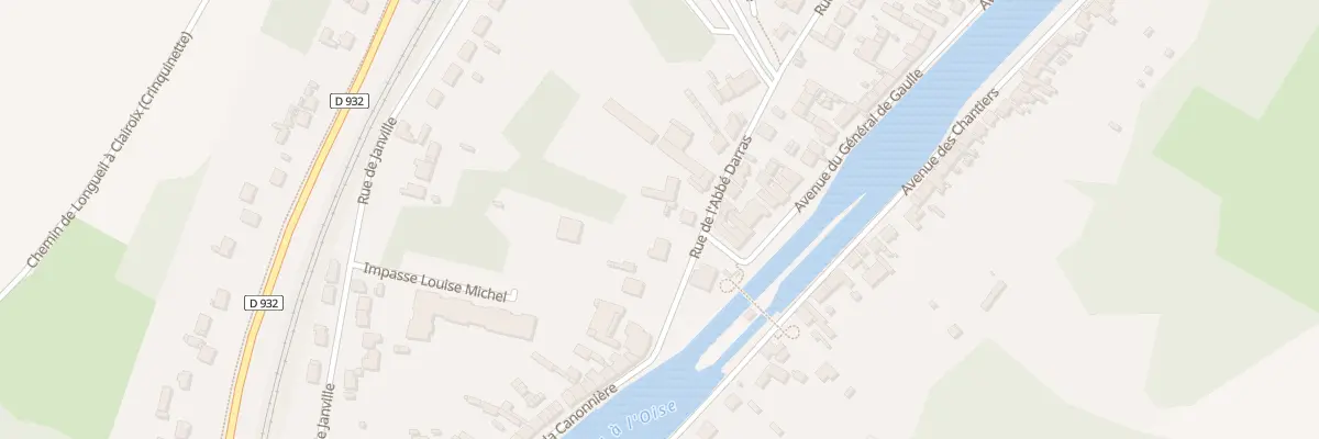 Plan du 8 Rue de l’Abbé Darras à Longueil-Annel
