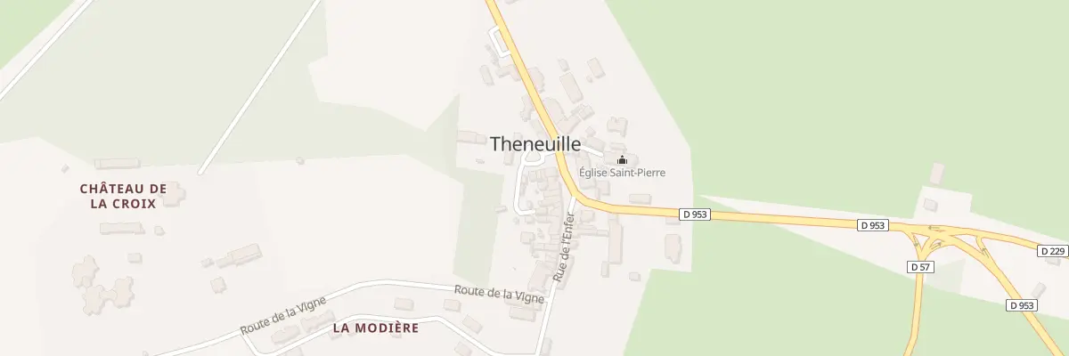 Plan du 4 Pl de la Mairie à Theneuille
