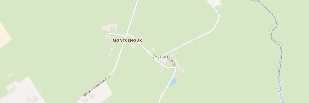 Plan du 101 Imp Thorette à Villefranche-d’Allier