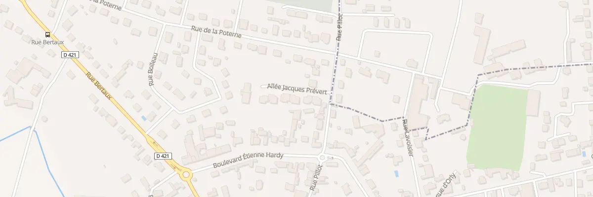 Plan du 5 All Jacques Prevert à Fontenay-Trésigny