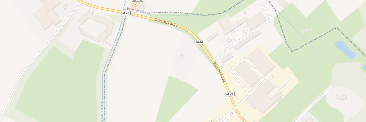 Plan du 903 Rue du Faulx à Marquillies