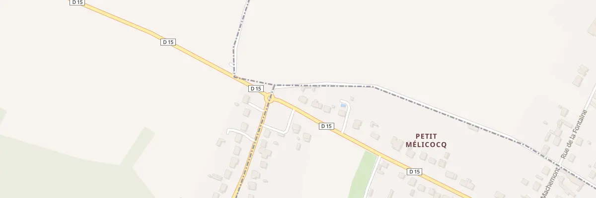 Plan du 45 Rue du Moulin à Mélicocq
