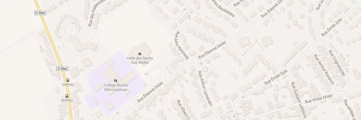 Plan du 41 Rue Etienne Dolet à Vendin-le-Vieil