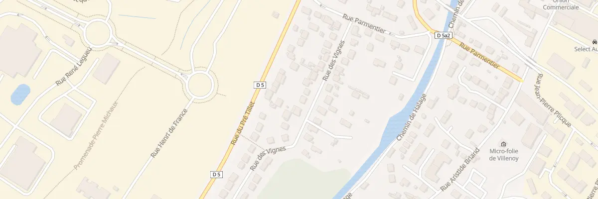 Plan du 22 Rue des Vignes à Villenoy