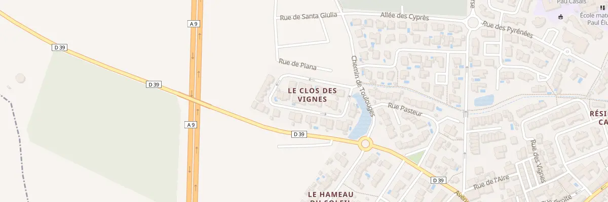 Plan du 23 Rue des Semals à Pollestres
