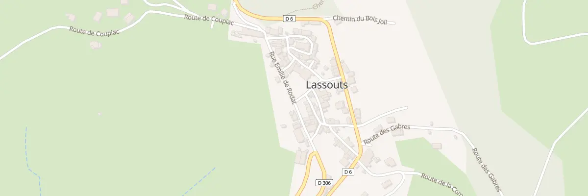 Plan du 5033 Lassouts à Lassouts