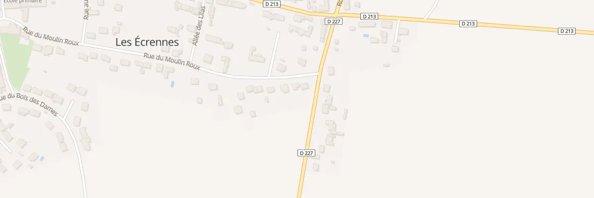 Plan du 42 Rue du Moulin Roux aux Écrennes