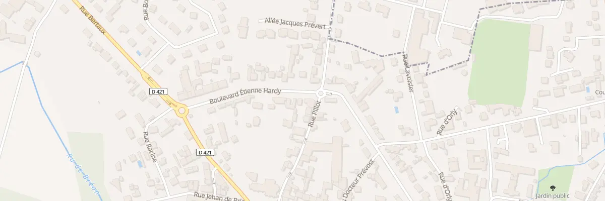 Plan du 23 Bd Etienne Hardy à Fontenay-Trésigny