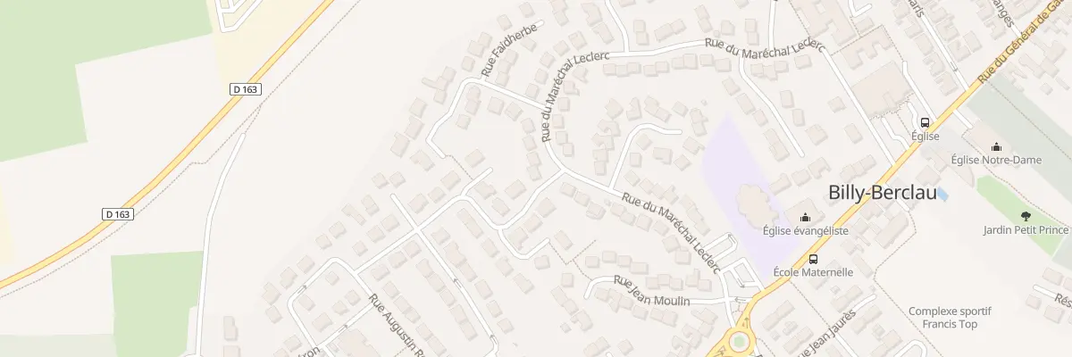 Plan du 19 Rue du Maréchal Leclerc à Billy-Berclau