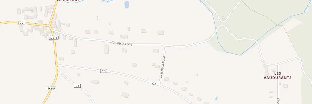 Plan du 14 Rue de la Folie à Chevannes