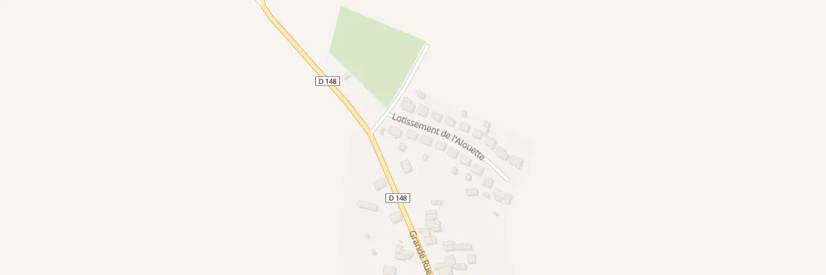 Plan du 4 Lot de l’Alouette à Flaucourt