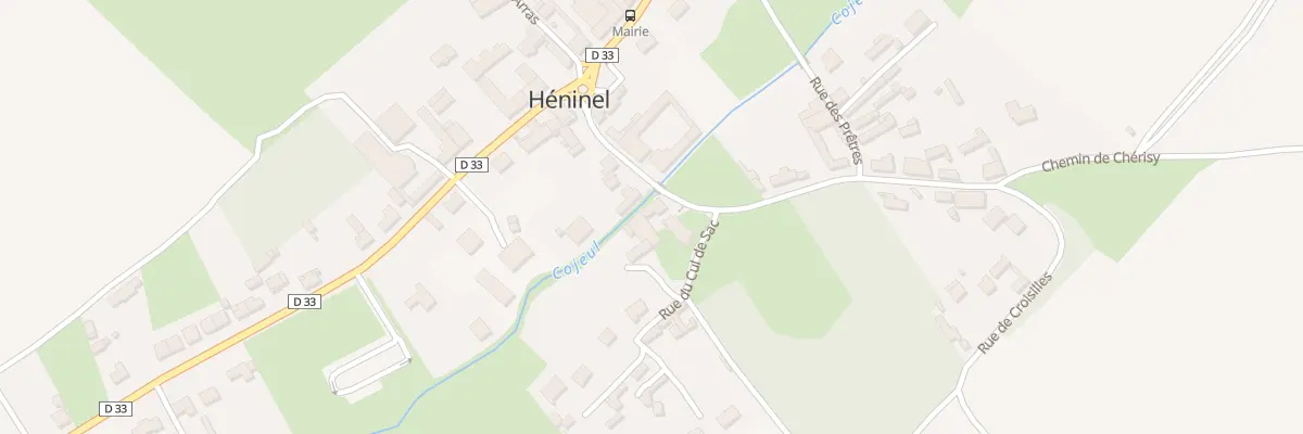 Plan du 7 Rue de Saint Germain à Héninel