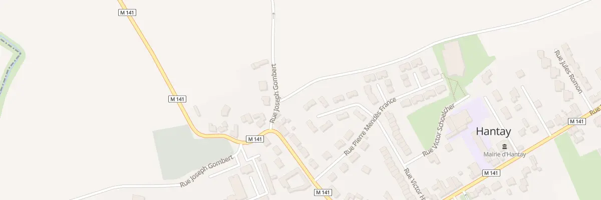 Plan du 35 Rue Victor Hugo à Hantay