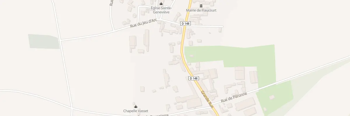 Plan du 72 Gr Grande Rue à Flaucourt