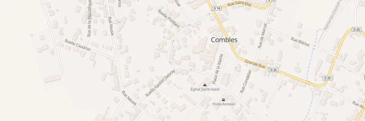 Plan du 5 Rue du Tour de la Motte à Combles