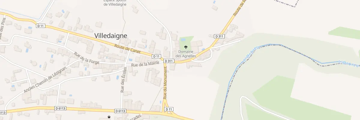 Plan du 5 Rte de Raissac à Villedaigne