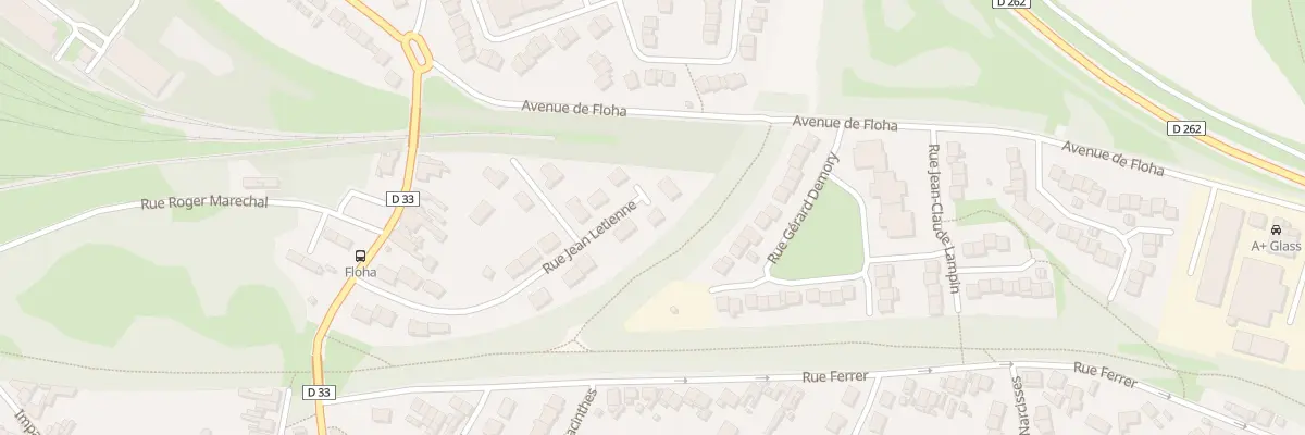 Plan du 20 Rue Jean Létienne à Méricourt