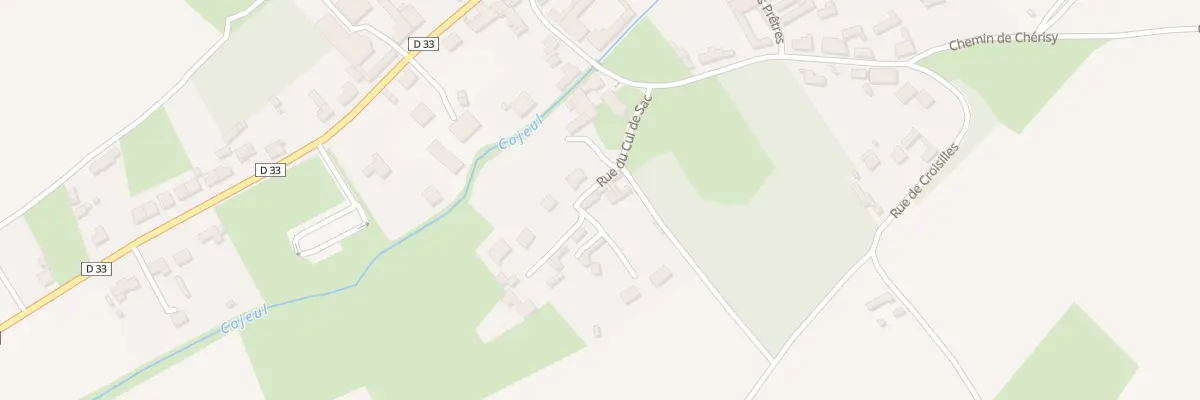 Plan du 4 Rue du Cul de Sac à Héninel
