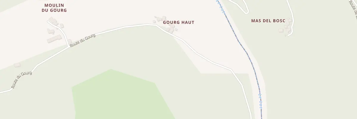Plan du 5110 Le Gourp à Lassouts