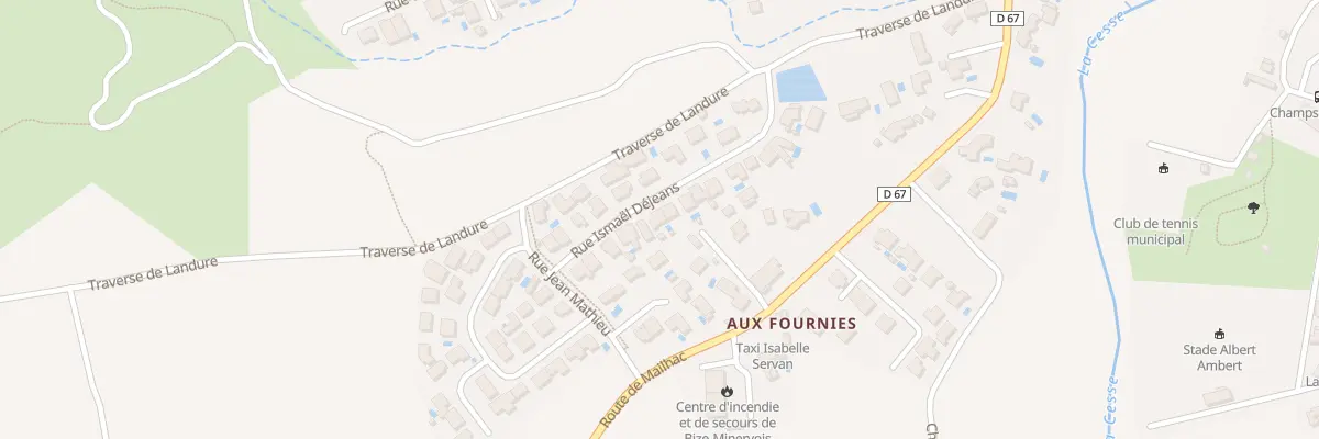 Plan du 11 Rue Alphonse Biau à Bize-Minervois