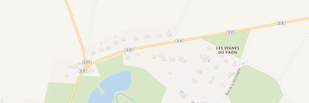 Plan du 770 Rte de Châteaurenard à La Chapelle-sur-Aveyron