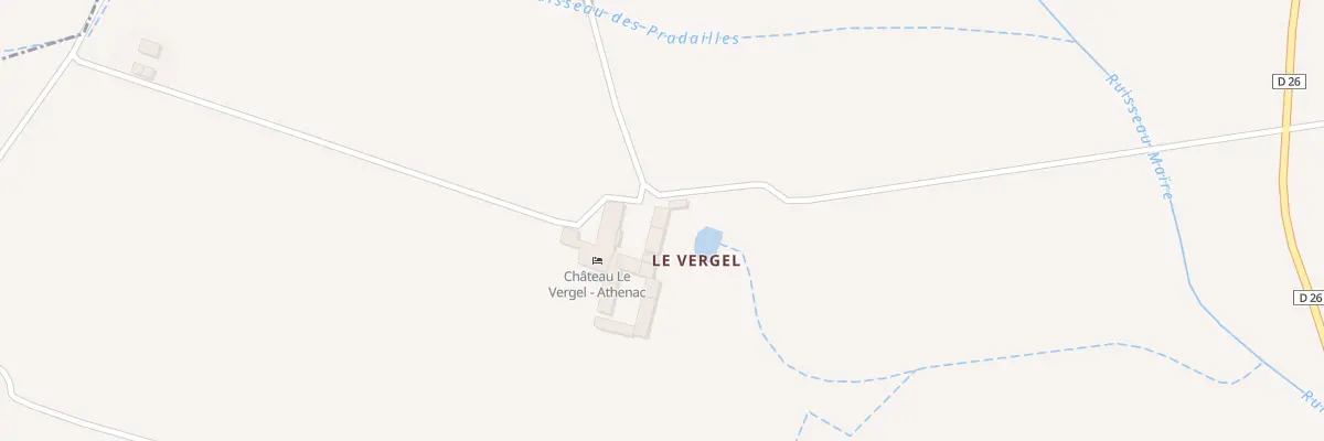Plan du 5341 Le Vergel à Ginestas