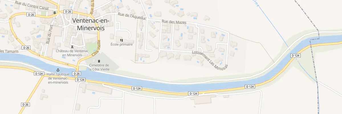 Plan du 4 Lot les Mimosas à Ventenac-en-Minervois