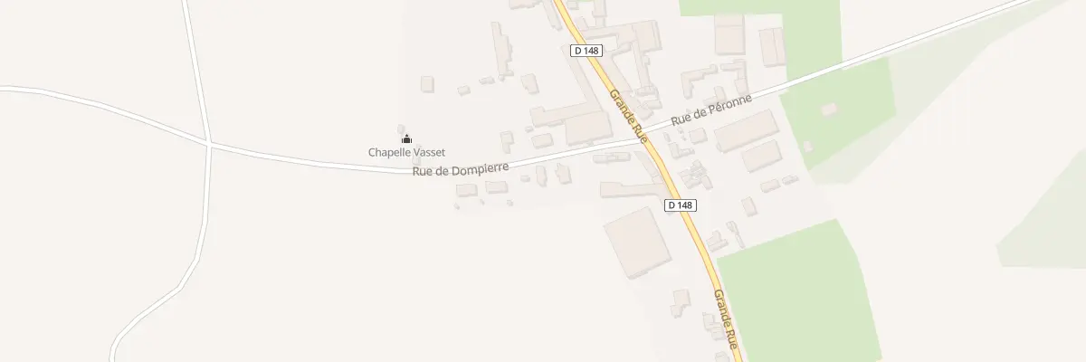Plan du 3 Rue de Dompierre à Flaucourt