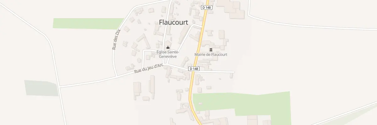 Plan du 62 Gr Grande Rue à Flaucourt