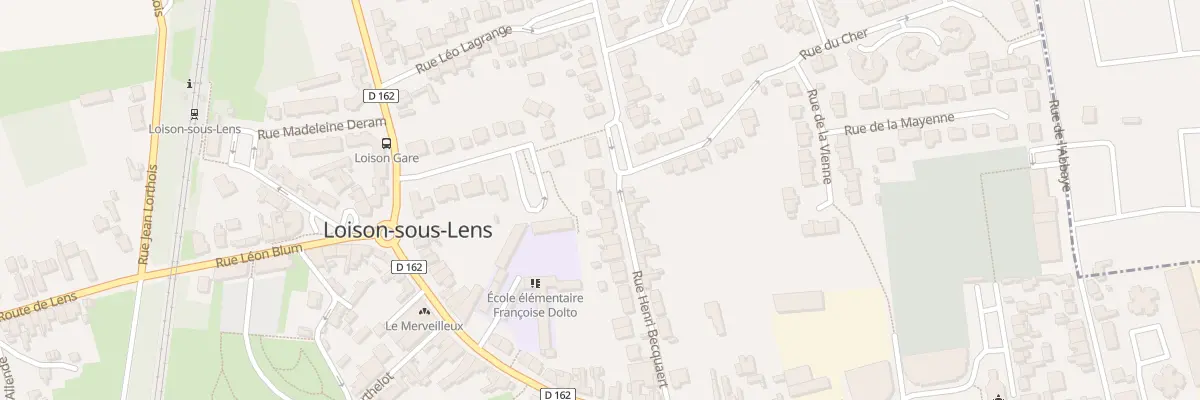 Plan du 27 Rue Henri Becquaert à Loison-sous-Lens