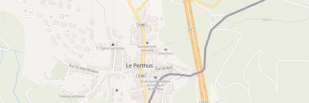 Plan du 7 Rue de la Redoute au Perthus