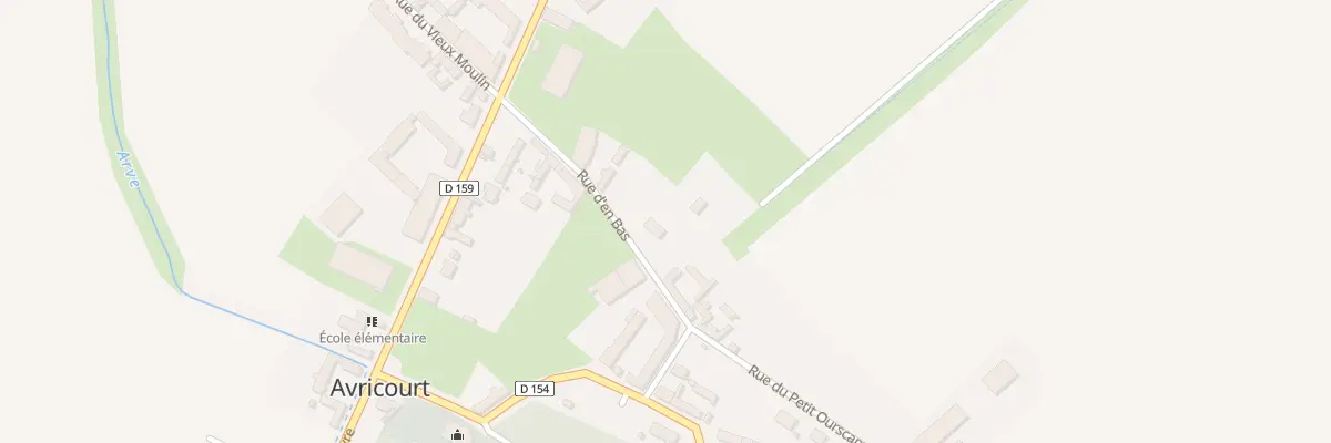 Plan du 3 Rue d’En Bas à Avricourt