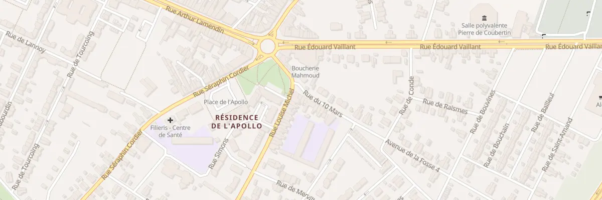 Plan du 74 Rue du 10 Mars à Sallaumines