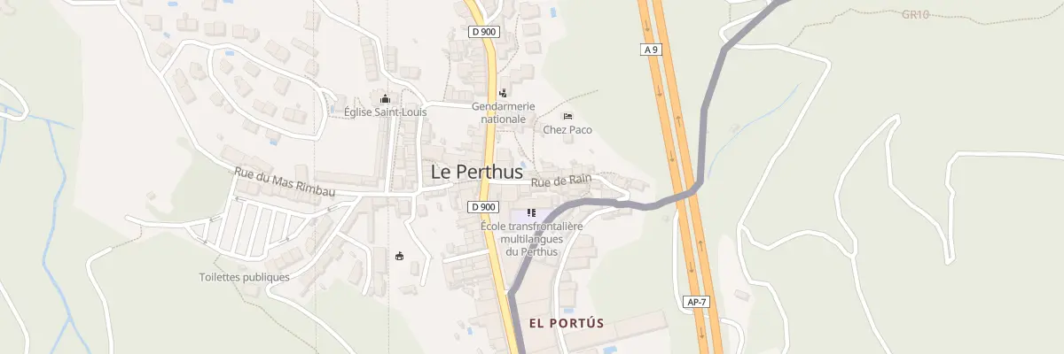 Plan du 5 Rue du Ravin au Perthus