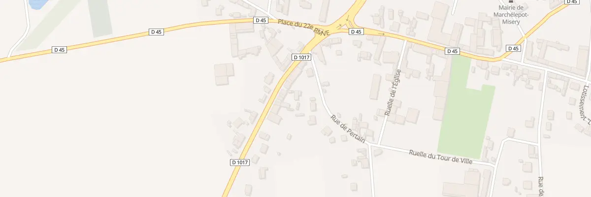 Plan du 2A Rue de Pertain à Marchélepot-Misery