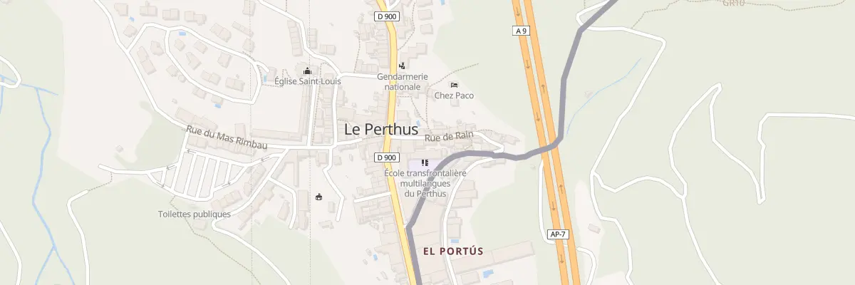 Plan du 4 Rue du Ravin au Perthus