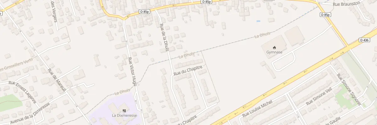 Plan du 60 Rue du Chapitre à Quincy-Voisins