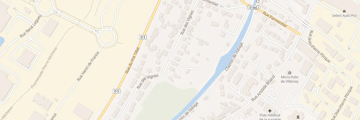 Plan du 27 Rue des Vignes à Villenoy