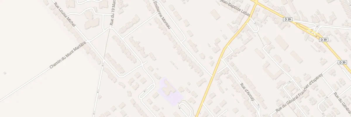 Plan du 15 Rue Emilienne Moreau à Vendin-le-Vieil