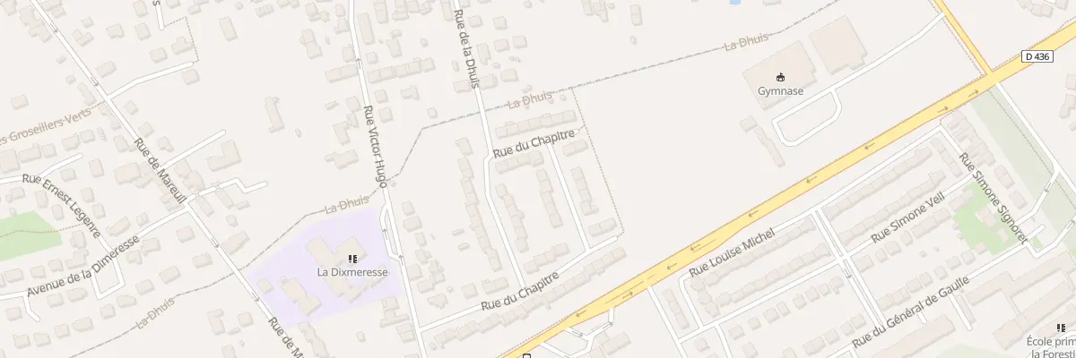 Plan du 21 Rue du Chapitre à Quincy-Voisins
