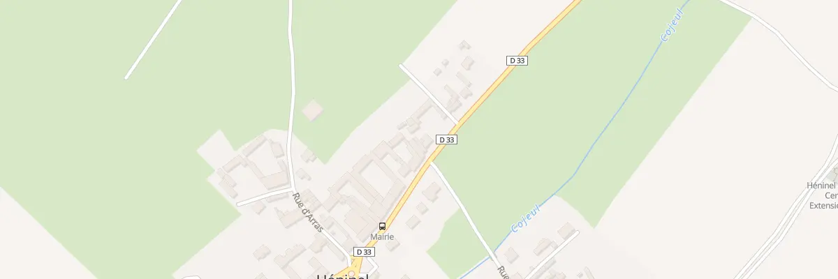 Plan du 13 Rue de Wancourt à Héninel