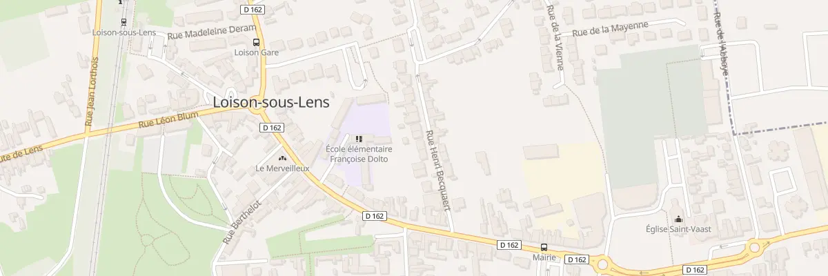 Plan du 15 Rue Henri Becquaert à Loison-sous-Lens