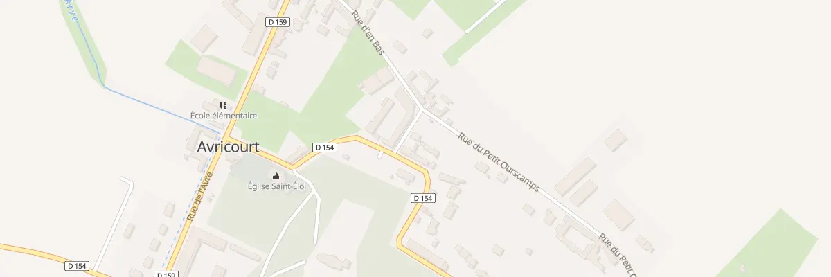 Plan du 1 Rue de Beaulieu à Avricourt