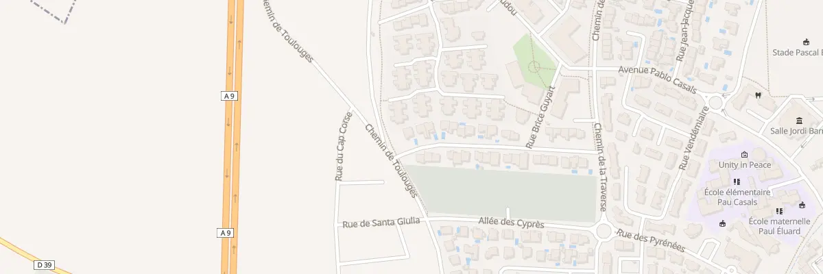 Plan du 32 Rue Laura Flessel à Pollestres