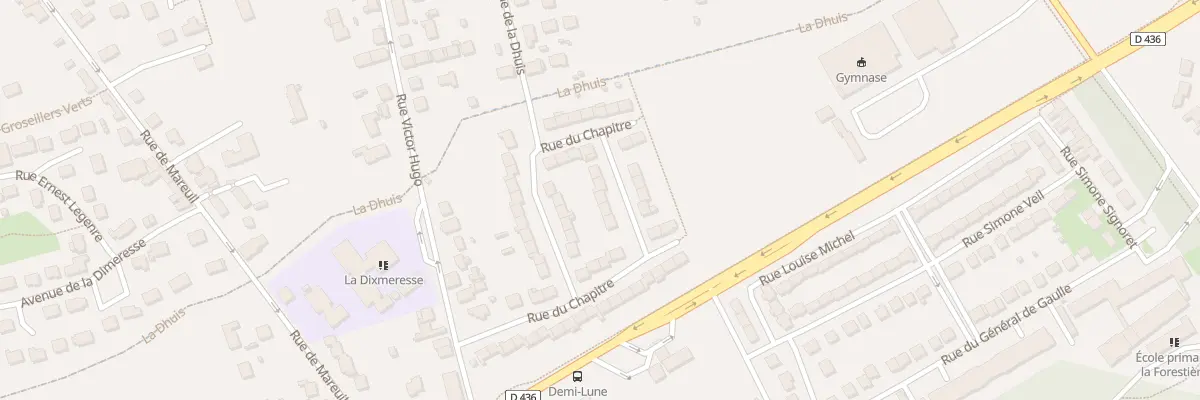 Plan du 17 Rue du Chapitre à Quincy-Voisins