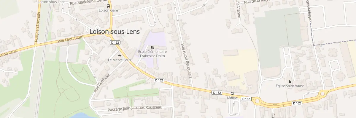 Plan du 9 Rue Henri Becquaert à Loison-sous-Lens