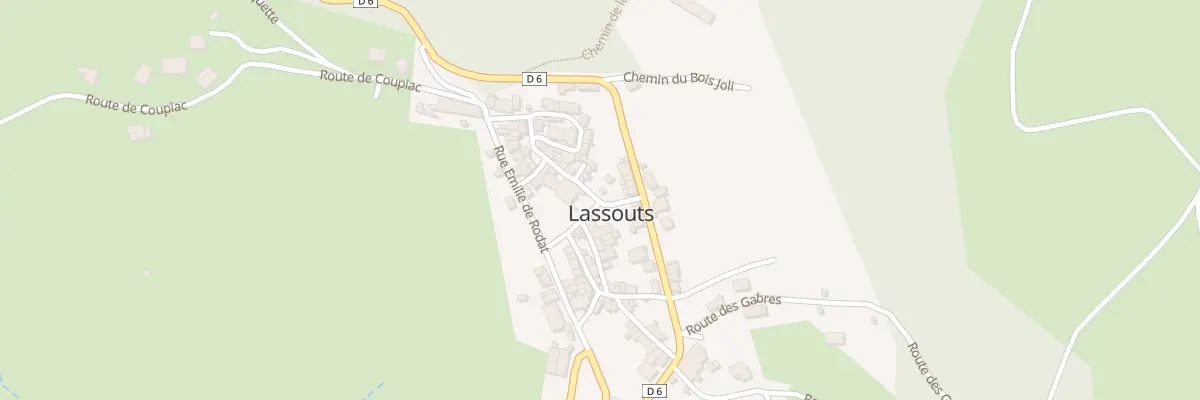 Plan du 5014 Lassouts à Lassouts