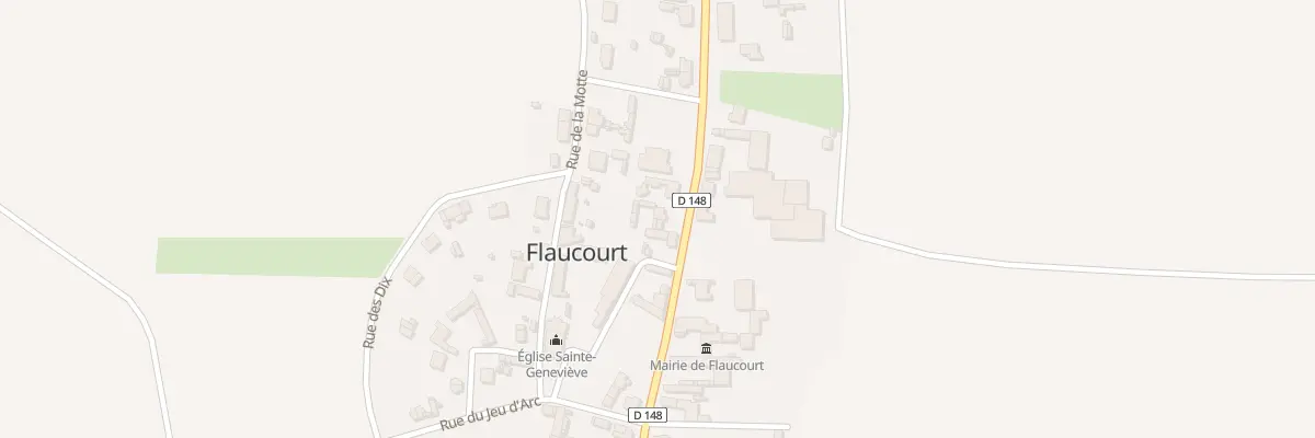 Plan du 50 Gr Grande Rue à Flaucourt
