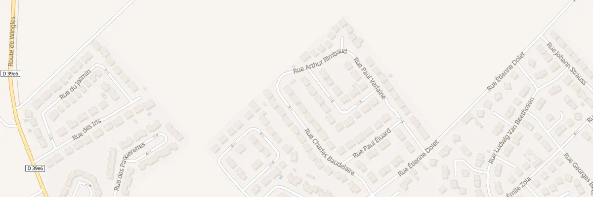 Plan du 19 Rue Charles Baudelaire à Vendin-le-Vieil