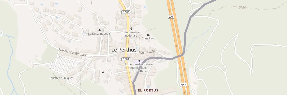 Plan du 9 Rue de la Redoute au Perthus